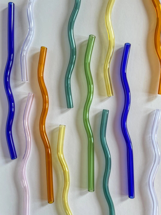 Straw - Wavy Glass