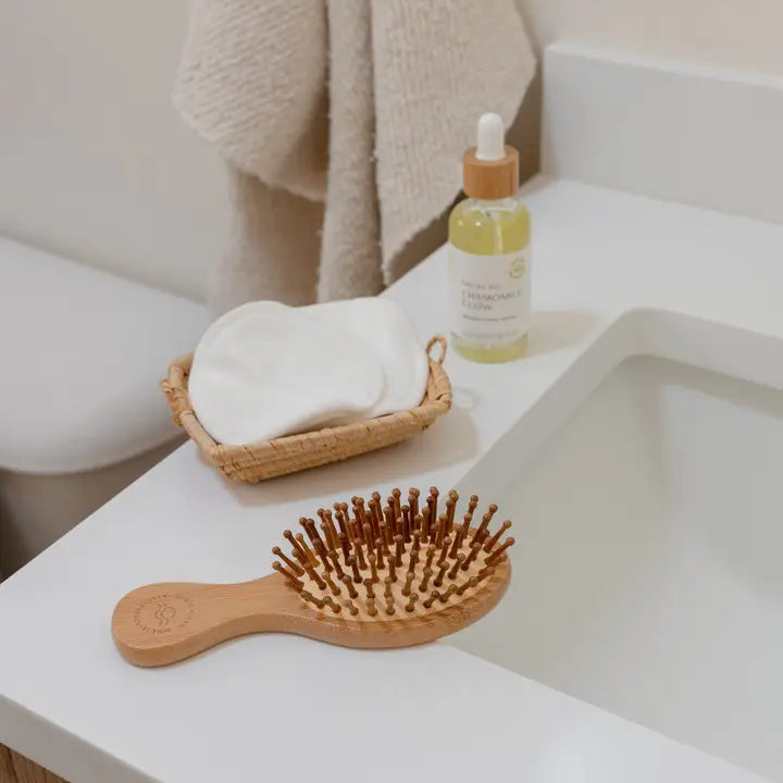 Bamboo Hairbrush - Travel-size