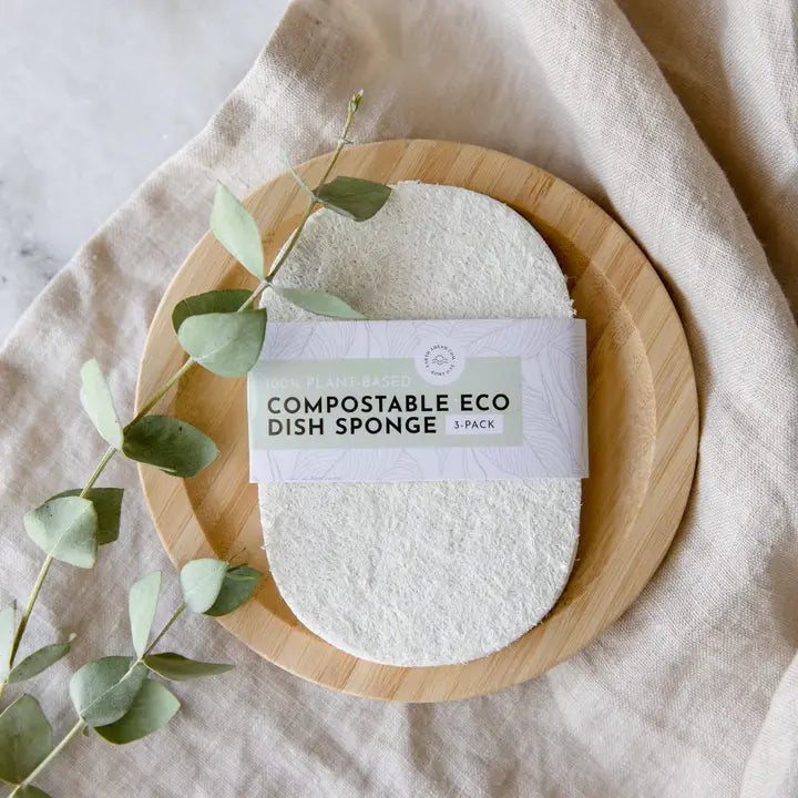 Compostable Loofah Dish Sponge 3-Pack