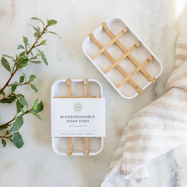 Soap Dish Tray - Biodegradable Bamboo