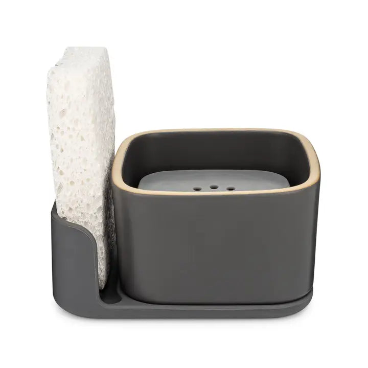 Bubble Up Ceramic Soap & Sponge Caddy