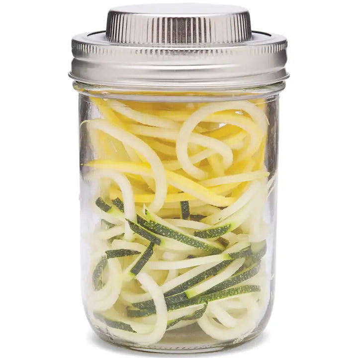 Jarware 3-in-1 Spiralizer for Wide-Mouth Mason Jar