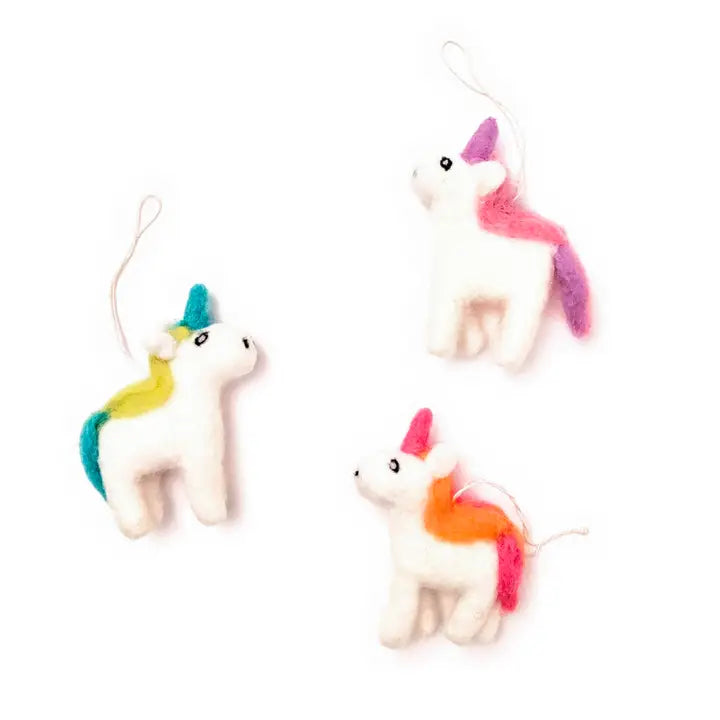 Wool Felt Ornaments - Friendsheep