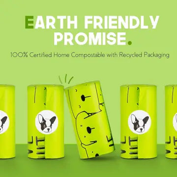 100% Compostable Dog Poop Bags