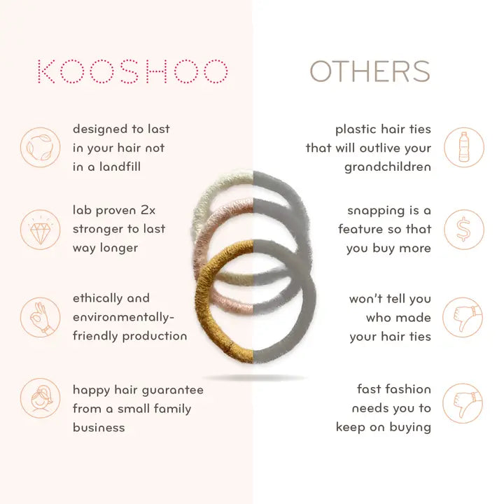 Kooshoo Hair Ties (Mini Rounds)