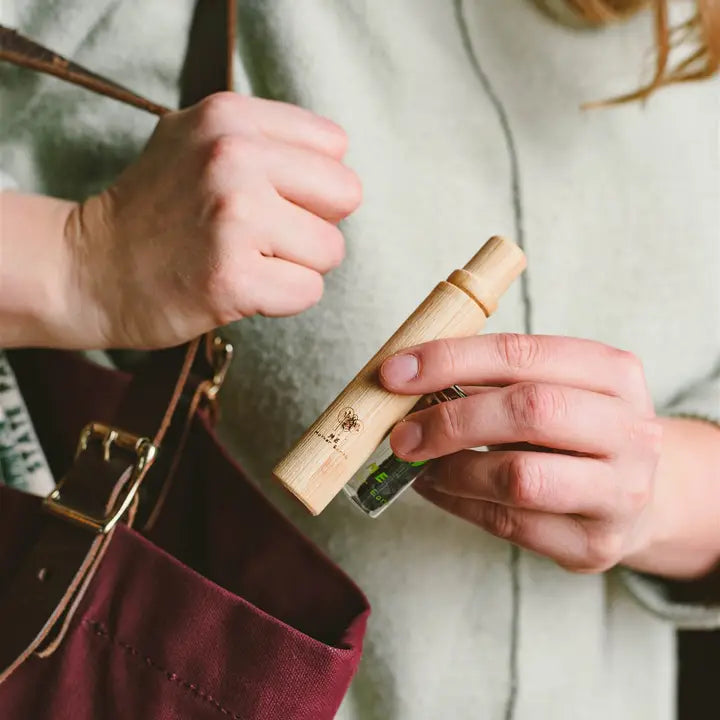 All-in-One Bamboo Travel Toothbrush with Replaceable Head