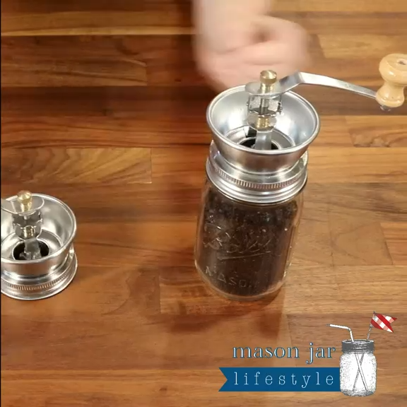 Coffee & Spice Grinding Lid for Mason Jars