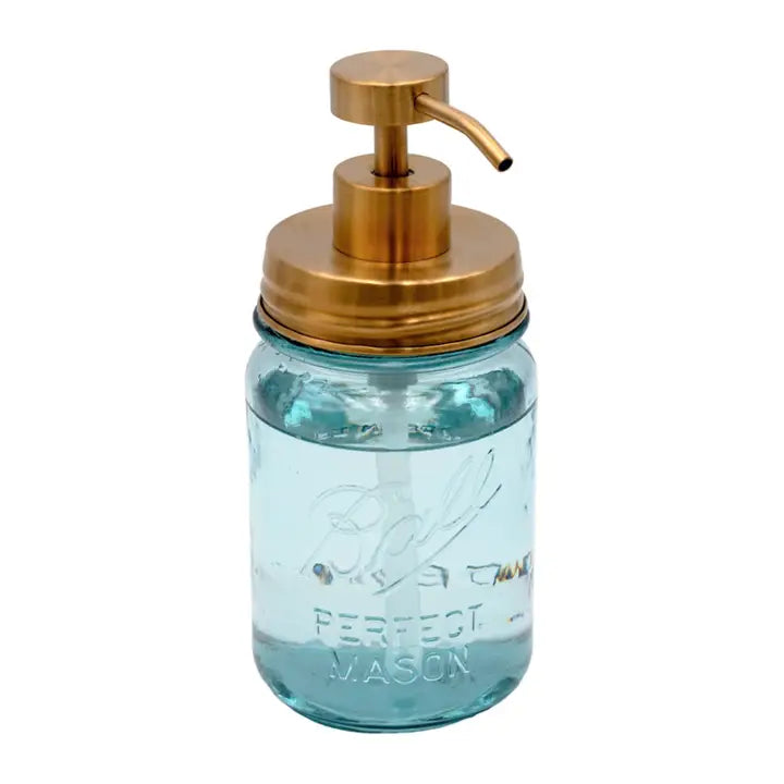 Soap Dispenser Lid for Regular-Mouth Mason Jar