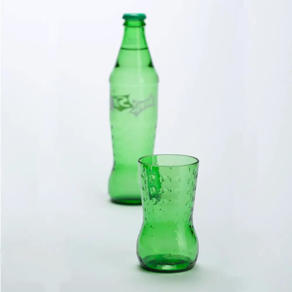 Upcycled Glassware - Sprite Drinking Glasses 5oz